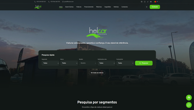 Lançamento do nosso novo Website